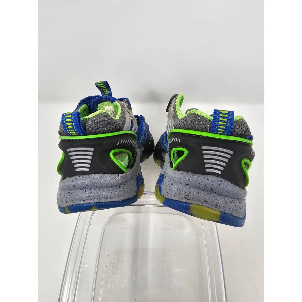 Jambu‎ Piranha Kids Water Sandals Blue Green JS170002 Sz 12 Outdoor Hiking Shoes